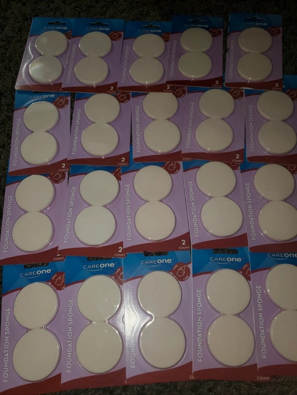 Foundation Sponge Duo - Soft Makeup Applicators (Multiple Packs)
